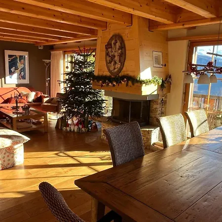 Beautiful With Exceptional View Chalet Crans-Montana